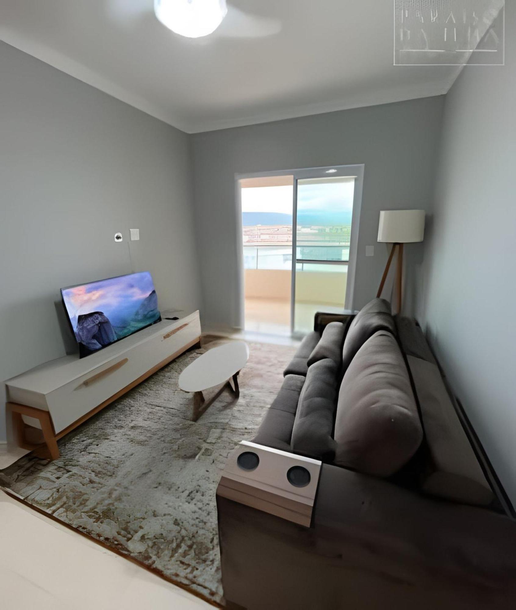 Apartamento Varanda E Churrasqueira Pe Na Areia Pg Praia Grande (Santos) Exterior foto